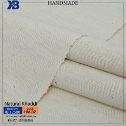 HANDMADE KHADDAR NATURAL KHADDI
